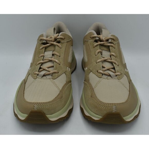 Teva Womens Size 8.5 Terrawave Brown Green Leather Lace Up Sneakers Shoes - Picture 2 of 11